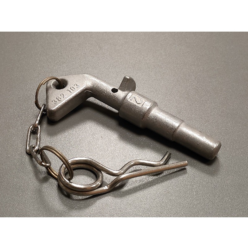 KIPPER MEILLER - Sworzeń Zabezpieczający Wywrotu 382103 NR.2 Fi-17,5/20/26mm nr. części 00001030189